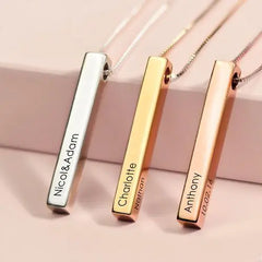 Personalised Name Bar Necklace