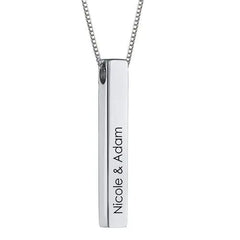 Personalised Name Bar Necklace