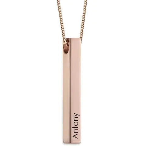 Personalised Name Bar Necklace